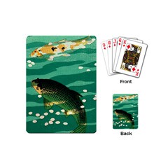 Japanese Koi Fish Playing Cards Single Design (mini) by Cemarart