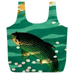 Japanese Koi Fish Full Print Recycle Bag (xl)