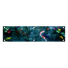 Fish Koi Carp Banner And Sign 4  X 1  by Cemarart