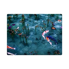 Fish Koi Carp Premium Plush Fleece Blanket (mini) by Cemarart