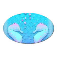 Seahorse Oval Magnet