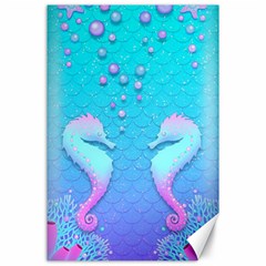 Seahorse Canvas 24  X 36 