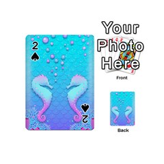 Seahorse Playing Cards 54 Designs (mini) by Cemarart