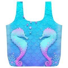 Seahorse Full Print Recycle Bag (xl) by Cemarart