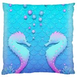 Seahorse Standard Premium Plush Fleece Cushion Case (Two Sides) Front