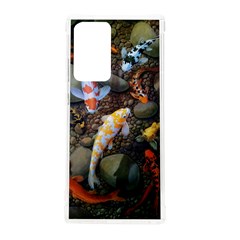 Koi Fish Clown Pool Stone Samsung Galaxy Note 20 Ultra Tpu Uv Case by Cemarart