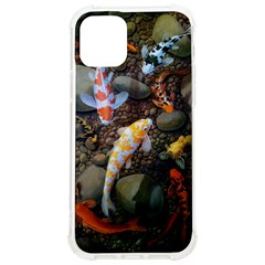 Koi Fish Clown Pool Stone Iphone 12/12 Pro Tpu Uv Print Case by Cemarart