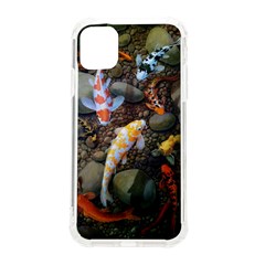 Koi Fish Clown Pool Stone Iphone 11 Tpu Uv Print Case by Cemarart