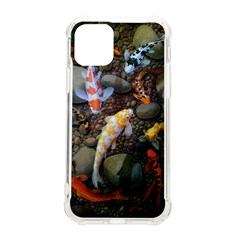 Koi Fish Clown Pool Stone Iphone 11 Pro 5 8 Inch Tpu Uv Print Case by Cemarart