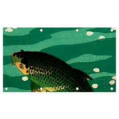 Japanese Koi Fish Banner And Sign 7  X 4 