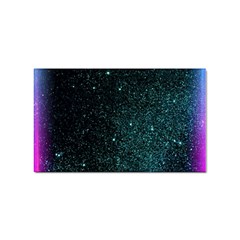 Abstract Effect Gold Led Light Pink Purple Red Sticker (rectangular) by Cemarart