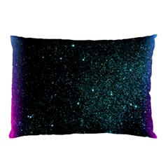 Abstract Effect Gold Led Light Pink Purple Red Pillow Case by Cemarart