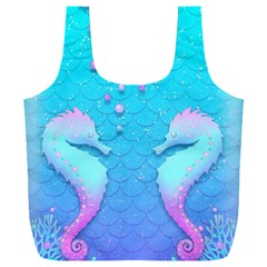 Seahorse Full Print Recycle Bag (xxxl) by Cemarart