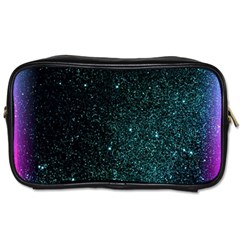 Abstract Effect Gold Led Light Pink Purple Red Toiletries Bag (two Sides) by Cemarart