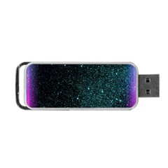 Abstract Effect Gold Led Light Pink Purple Red Portable Usb Flash (one Side) by Cemarart