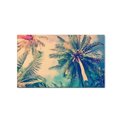 Palm Trees Beauty Nature Clouds Summer Sticker Rectangular (10 Pack) by Cemarart