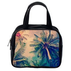 Palm Trees Beauty Nature Clouds Summer Classic Handbag (one Side) by Cemarart