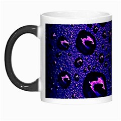 Purple Waterdrops Water Drops Morph Mug by Cemarart