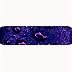 Purple Waterdrops Water Drops Large Bar Mat