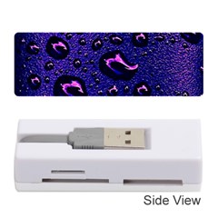 Purple Waterdrops Water Drops Memory Card Reader (stick) by Cemarart