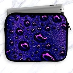 Purple Waterdrops Water Drops Apple Ipad 2/3/4 Zipper Cases by Cemarart