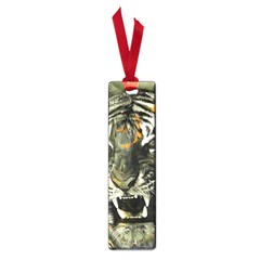 Angry Tiger Animal Broken Glasses Small Book Marks by Cemarart