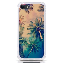 Palm Trees Beauty Nature Clouds Summer Iphone Se by Cemarart