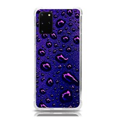 Purple Waterdrops Water Drops Samsung Galaxy S20plus 6 7 Inch Tpu Uv Case by Cemarart