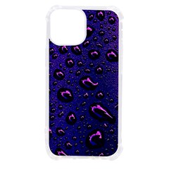 Purple Waterdrops Water Drops Iphone 13 Mini Tpu Uv Print Case by Cemarart