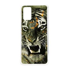 Angry Tiger Animal Broken Glasses Samsung Galaxy S20plus 6 7 Inch Tpu Uv Case by Cemarart