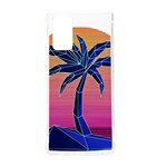 Abstract 3d Art Holiday Island Palm Tree Pink Purple Summer Sunset Water Samsung Galaxy Note 20 TPU UV Case Front