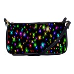 Star Colorful Christmas Abstract Shoulder Clutch Bag Front