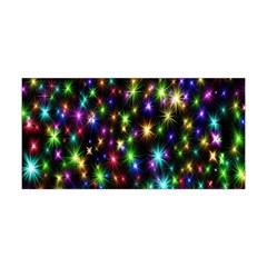 Star Colorful Christmas Abstract Yoga Headband by Cemarart