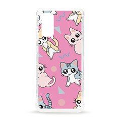 Cute Animal Little Cat Seamless Pattern Samsung Galaxy S20 6 2 Inch Tpu Uv Case