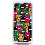 Cat Funny Colorful Pattern iPhone SE Front