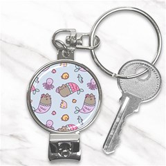 Pusheen Cat Cute Nail Clippers Key Chain by Grandong