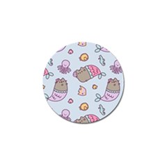 Pusheen Cat Cute Golf Ball Marker by Grandong