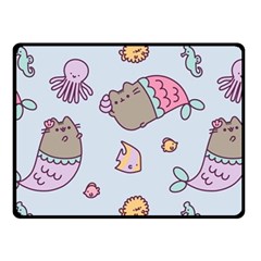 Pusheen Cat Cute Fleece Blanket (small) by Grandong