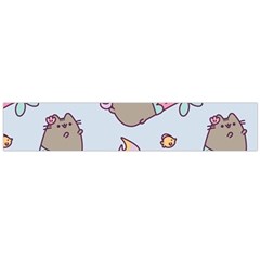 Pusheen Cat Cute Large Premium Plush Fleece Scarf  by Grandong