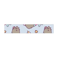 Pusheen Cat Cute Premium Plush Fleece Scarf (mini) by Grandong