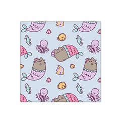 Pusheen Cat Cute Satin Bandana Scarf 22  X 22  by Grandong