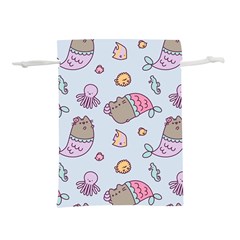 Pusheen Cat Cute Lightweight Drawstring Pouch (m) by Grandong