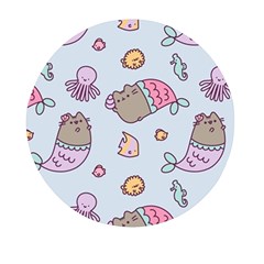 Pusheen Cat Cute Mini Round Pill Box (pack Of 3) by Grandong