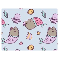 Pusheen Cat Cute Two Sides Premium Plush Fleece Blanket (extra Small) by Grandong