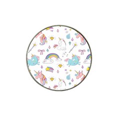 Unicorn Diamond Rainbow Shooting Star Hat Clip Ball Marker by Grandong