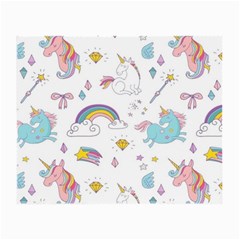 Unicorn Diamond Rainbow Shooting Star Small Glasses Cloth (2 Sides) by Grandong