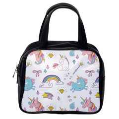 Unicorn Diamond Rainbow Shooting Star Classic Handbag (one Side) by Grandong