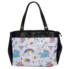 Unicorn Diamond Rainbow Shooting Star Oversize Office Handbag by Grandong