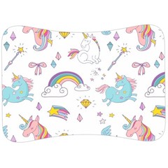 Unicorn Diamond Rainbow Shooting Star Velour Seat Head Rest Cushion