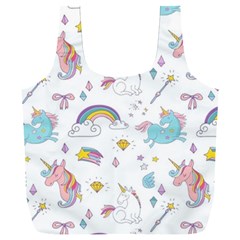 Unicorn Diamond Rainbow Shooting Star Full Print Recycle Bag (xxxl) by Grandong